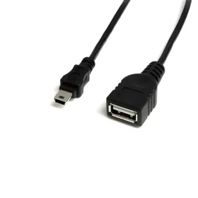 StarTech USB-A - Mini USB-B černá / Kabel / USB 2.0 / 480 Mbps / 0,3 m (USBMUSBFM1)