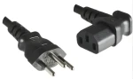 MicroConnect Power Cord Swiss Typ J - C13 90° 1.8m černá / Švýcarská koncovka (PE160418A)