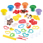 Playgo Modelína farma set 6x56g