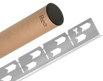 REA - Spádová lišta levá, 120cm kartáčovaný nikl REA-K3202