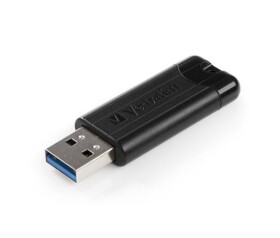 VERBATIM Flash Disk 256GB PinStripe USB 3.0, černá EDF_711806