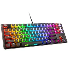 Ducky One 3 Aura TKL Gateron Baby Kangaroo černá / herní klávesnice / podsvícená / mechanická / drátová USB-C / US (DKON2187ST-KUSPDABAAAG1)