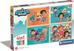 Clementoni PUZZLE DC Super Friends 4v1