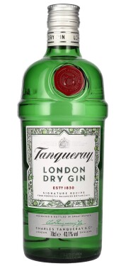 Tanqueray Export Strength London Dry Gin 43,1% 0,7 l (holá lahev)