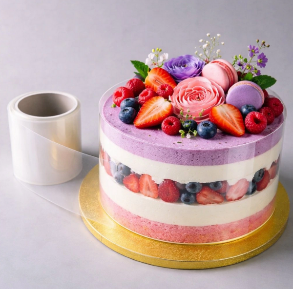 Cake star Acetátová folie na dorty a dezerty 20cm x 5m