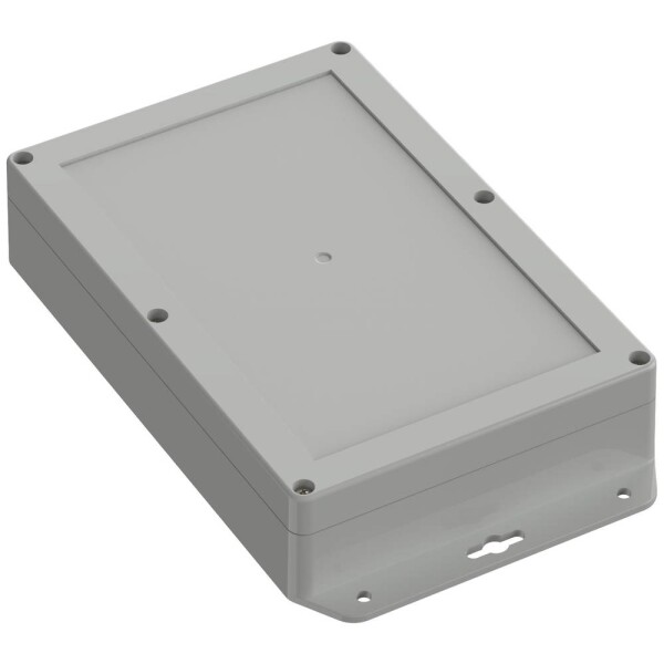 TRU COMPONENTS TC-10860980 Přírubové pouzdro 209.70 x 139.80 x 45.10 polykarbonát světle šedá 1 ks