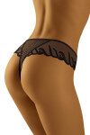 Dámská tanga model 17195039 black - Wol-Bar Barva: černá, Velikost: M