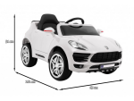 Mamido Elektrické autíčko Turbo-S bílé