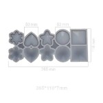 Dortisimo Silikonová forma na lízátka (různé tvary)