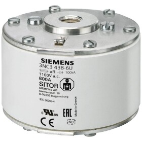 Siemens 3NC33406U sada pojistek Velikost pojistky = 3 900 A 1000 V 3 ks