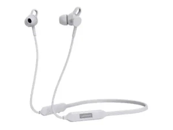 Lenovo 500 šedá / Bezdrátová sluchátka do uší / Bluetooth 5.0 / výdrž 10 h (GXD1B65027)