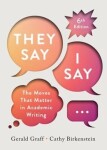 They Say / I Say - Gerald Graff