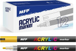 Akrylový popisovač 4 mm - zlatý