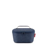Chladící taška na svačinu Reisenthel Coolerbag S pocket Herringbone dark blue