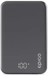 Epico iStores Mag+ Aluminium Power Bank 10000mAh šedá / Powerbank / bezdrátové nabíjení / USB-A / USB-C (9915101300250)