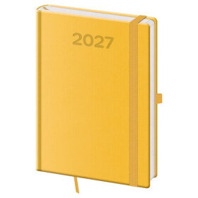 Diář 2027 denní A5 Print Pop - žlutá