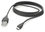 Hama micro-USB kabel černá / Nabíjecí kabel / USB-A / Micro-USB / 3 m / 480 Mbit/s