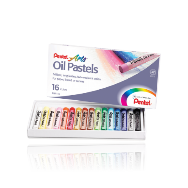 Pentel Olejové pastely sada 16 barev