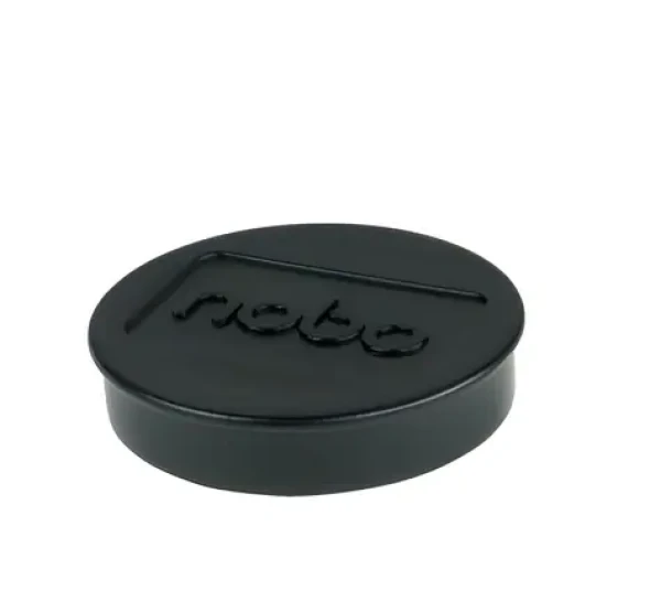 NOBO Magnety 38 mm černé, 4 ks / Kulaté / nosnost 10 listů A4 (1901630)