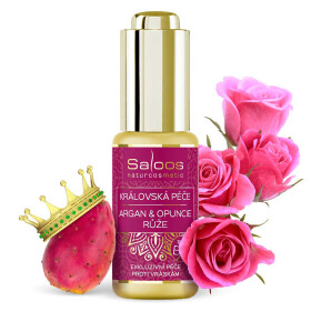 Bio královská péče o pleť Argan & Opuncie – Růže 20ml Saloos