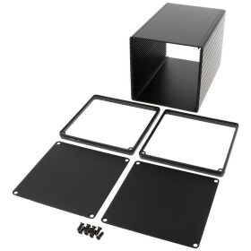 Hammond Electronics 1455NS1601BK univerzální pouzdro 160 x 103 x 103 hliník extrudovaný černá 1 ks