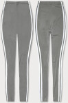 Šedé bavlněné legíny (YW01049-3) odstíny šedé XL (42)
