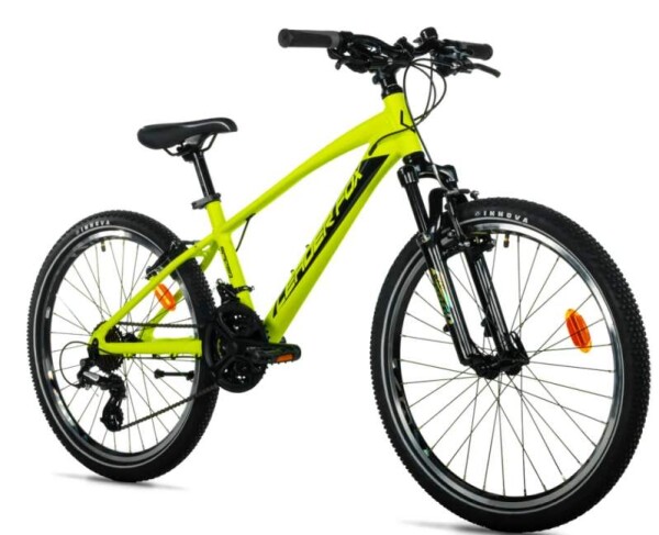 Dětské kolo LEADER FOX SPIDER chlapecký 24", model 2026-4, barva yellow