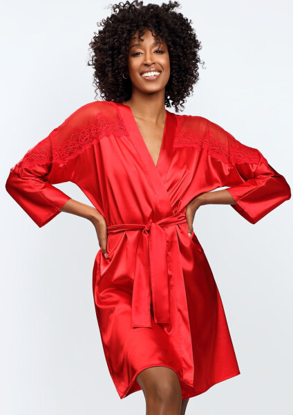 DKaren Housecoat Femi Red