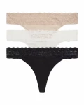 Dámská bavlněná tanga Tommy Hilfiger UW06337