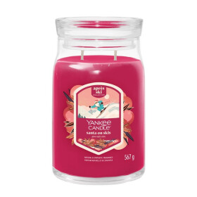 Yankee Candle Signature svíčka: Santa On Skis 567g (2 knoty)