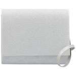 Módní dámská plesová kabelka Elvina, světle stříbrná