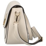 Nepřehlédnutélná kožená crossbody Albina, béžová