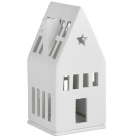 Räder Porcelánový svícen domeček Dream House, bílá barva, porcelán