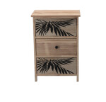 DumDekorace Komoda ZOFIA se 3 zásuvkami - boho design, 40 x 29 x 58 cm