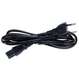 Síťový kabel 230VAC - 1,8m, EU 2PIN, Přístrojová zástrčka C7
