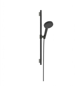 HANSGROHE - Raindance Alive Select S Set sprchové hlavice, tyče a hadice, 3 proudy, EcoSmart, kartáčovaný černý chrom 24602340