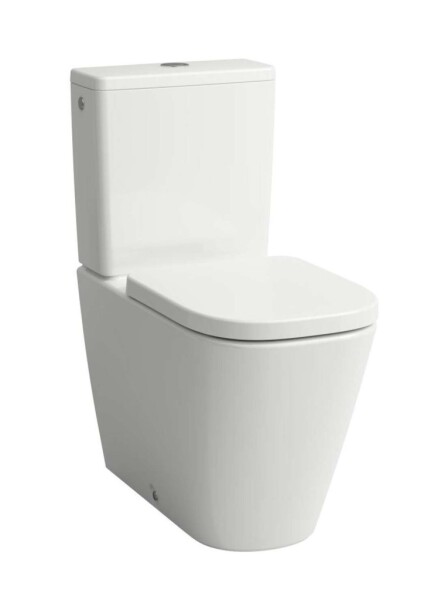 Laufen - Meda WC kombi mísa, vario odpad, zadní napouštění, Rimless, LCC, bílá H8241114000001