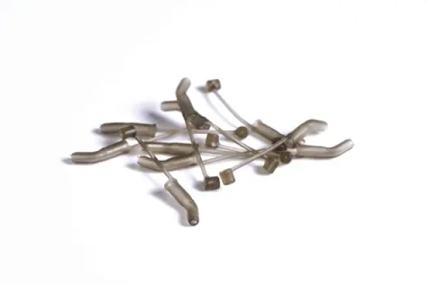 RidgeMonkey Rovnátko Connexion D-Rig Kickers Small Organic Brown 10ks (RMT352)