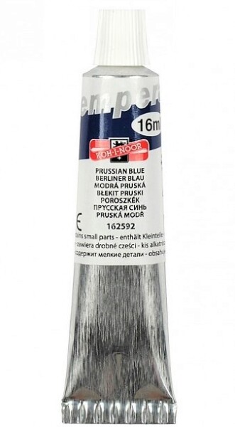 Koh-i-Noor temperová barva 16 ml - modrá pařížská