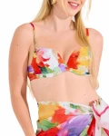 Dámské plavky Lisca ROMA 40800 PUSH-UP podprsenka