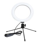 Aptel Prstencová LED lampa se stativem 16cm ZD67B