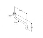 KLUDI - Výtokové ramínko, chrom 7541905-00