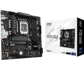 ASRock B860M Pro-A / B860 / LGA 1851 / 4x DDR5 / PCIEx 16 / 2.5GLAN / mATX (90-MXBRR-A0UAYZ)