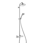 HANSGROHE - Croma 220 Sprchový set Showerpipe s termostatem, 22 cm, 4 proudy, chrom 27185000