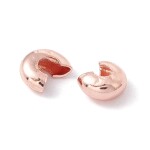 Krytka na zamačkávací rokajl - 3,0 mm - růžová - 1ks