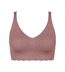 Dámská podprsenka ZERO Feel Bliss Bralette - BROWN - hnědá 1141 - SLOGGI BROWN L