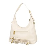 Stylová dámská háčkovaná kabelka Coveri Luna, béžová