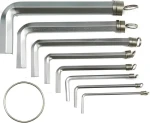 Vorel Sada klíčů imbus 10 ks 1,5-10 mm CrV / Sada klíčů / Imbus / 1,5-10 mm / CrV ocel