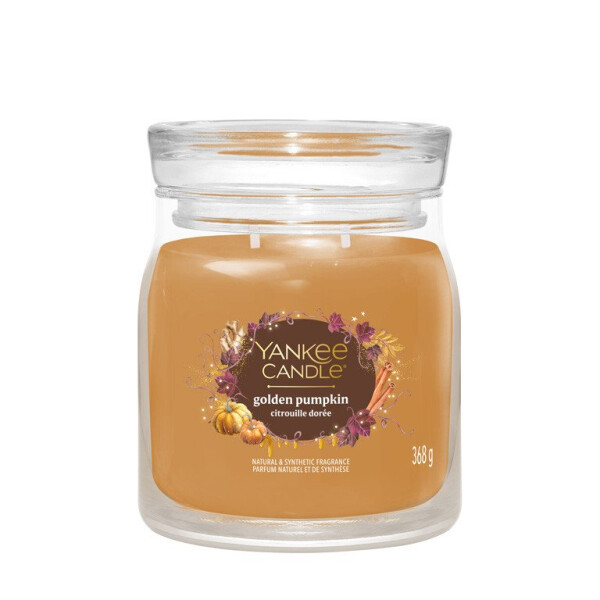 Yankee Candle Signature svíčka: Golden Pumpkin 368g (2 knoty)