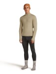 ICEBREAKER Mens 200 MFine Ace LS Half Zip Mock Neck, Flagstone (vzorek) velikost: M